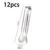 Edelstahl Zuckerzange Set,Candy Salat Eiswürfelzange Produktbild-Vorschau 2