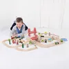 Bigjigs Rail Chemin de fer en bois avec route de campagne Voir les images du produit 14