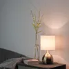 Lampada da tavolo touch, paralume in tessuto, dimmerabile H Anteprima dell’immagine prodotto 4