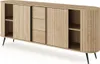 Sideboard LOVI 196 cm Eiche Cremona Riffelfront Produktbild-Vorschau 9