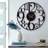 HSXL – Große industrielle Wanduhr aus schwarzem Metall – Produktbild-Vorschau 11