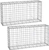 Gabione Spiralgabione Steinkorb 100x50x20 cm 2er Set  Draht Produktbild-Vorschau 1