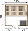 weka Premium Massivholz-Elementsauna KEMI  Gr. 3 Sparset Produktbild-Vorschau 8