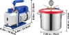 SucceBuy 1,5 galonu 3CFM 1/4HP vakuová komora, vývěva Náhled obrázku produktu 8