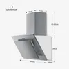 Klarstein Athena šikmá digestoř - 60 cm digestoř, 254 m³/h, Náhled obrázku produktu 8