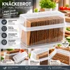 2 x Knäckebrot Dosen im Set Knäckebrotdose Knäckebrotbox Produktbild-Vorschau 4
