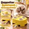 Elektrisches Katzenspielzeug mit Federn, rotierendes Produktbild-Vorschau 2