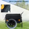 HOMCOM Remorque vélo remorque de transport pour vélo 144L x Voir les images du produit 6