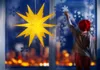 3er Pack 3D Leuchtstern - Weihnachtsstern / warm-weiß Produktbild-Vorschau 4