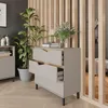 Commode avec tiroirs Vicco Marelle Greige/Artisan 80x81.2cm Voir les images du produit 5