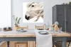 MuchoWow® Poster Pferd - Mähne - Weiß 100x100 cm - Produktbild-Vorschau 3