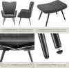 tectake® Sessel Hygge gepolstert Produktbild-Vorschau 4