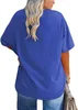 Damen-T-Shirt in Übergröße,lockere Passform,kurze Produktbild-Vorschau 2