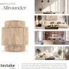 tectake® Wandleuchte Lignea Lux Boho-Stil 23 x 12 x 25,5 cm Produktbild-Vorschau 4