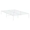 vidaXL Rama łóżka metalowa biała 120x200 cm Podgląd zdjęcia produktu 11