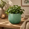 Mica Decorations Pflanzentopf - Keramik - weis glanzend / Produktbild-Vorschau 8