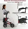 COSTWAY Rollator faltbar, 2in1 Rollstuhl & Reiserollator Produktbild-Vorschau 9