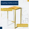 FERRO Chaise de bar 64 cm Or - Jaune - Chaise de bar Voir les images du produit 5
