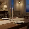 Candele a bastoncino LED Relaxdays, set da 4, A x P 25 x 2 Anteprima dell’immagine prodotto 2