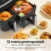Friggitrice a Doppio Cestello 10L 2800W - 12-in-1, Timer Anteprima dell’immagine prodotto 6