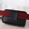 Herren Kunstleder Doppelschicht Handy Gürteltasche Outdoor Produktbild-Vorschau 9