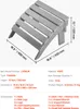 VEVOR Adirondack podnožka, 16,9 D x 18,9 Š x 13 V palců, z Náhled obrázku produktu 7