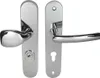 Wohnungstür Schutzbeschlag Security 302 Chrom WE-72 mm mit Produktbild-Vorschau 1