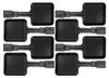 8x Raclette Pfännchen 23178 10x10cm, Antihaftbeschichtung, Produktbild-Vorschau 1