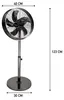 Lifetime Air podstavný ventilátor 230V Výškově nastavitelný Náhled obrázku produktu 2