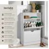 tectake® Schuhschrank Calea 60 x 24 x 102 cm Produktbild-Vorschau 2