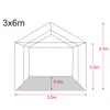 Marquee Rimini 3x6m UV ochrana 18m2 6 bočních panelů Náhled obrázku produktu 5