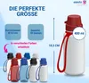 Trinkflasche Kinder 'School' 400 ml - bruchsichere Tritan Produktbild-Vorschau 3