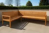 Eckbank Freetown | Teakholz massiv | 255/195 x 68 cm | Produktbild-Vorschau 1