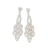 Edle Strass Ohrringe Ohrstecker Hochzeits Ohrschmuck Produktbild-Vorschau 2