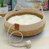 Katzenkorb Katzenbett Katzenhöhle Haustierbett mit Kissen Produktbild-Vorschau 3