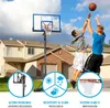 Two young men playing basketball in a suburban driveway. Produktbild-Vorschau