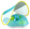 Baby Schwimmring mit Sonnenschutz – Aufblasbarer Produktbild-Vorschau 1