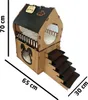 Jungengel Hasenhaus Kaninchen Meerschweinchen XL 2 Etagen Produktbild-Vorschau 7