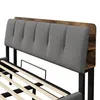 Hydraulická postel Flieks s čalouněním, 180 x 200 cm, se Náhled obrázku produktu 8