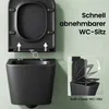 Mai & Mai Spülrandlos Wand-WC Hänge-WC Toilette inkl. Produktbild-Vorschau 5