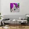 Bilder auf glas - Pflanzen Bank Straße Sommer - 60x60cm - Produktbild-Vorschau 6