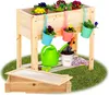 ITA Hochbeet mit Frühbeetaufsatz 80x37x78 cm - Pflanzkasten Produktbild-Vorschau 2