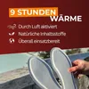 A person is holding two insoles with text overlay describing product features. Anteprima dell’immagine prodotto