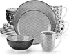 A collection of Vancasso HARUKA tableware, including plates, bowls, and mugs, arranged on a white background. Náhled obrázku produktu