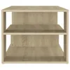 vidaXL Konferenční stolek Sonoma dub 100x50x40 cm materiál Náhled obrázku produktu 6
