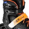 Close-up of a roller skate, focusing on the buckle and strap. Voir les images du produit