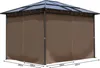 4 Seitenteile für Hardtop Pavillon 3x3,6m Seitenwandset Produktbild-Vorschau 1