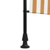 Vonkajšia roleta oranžovo-biela 100x270 cm látka a oceľ Náhľad obrázku produktu 7
