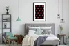 MuchoWow® MuchoWow® Gerahmtes Poster Lippen - Rot - Muster Produktbild-Vorschau 6