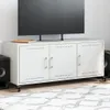 vidaXL TV-Schrank Weiß 100,5x39x43,5 cm Kaltgewalzter Stahl Produktbild-Vorschau 2